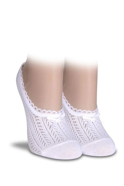 John Red 4 Pieces Bowknot Lace Ballerina Socks