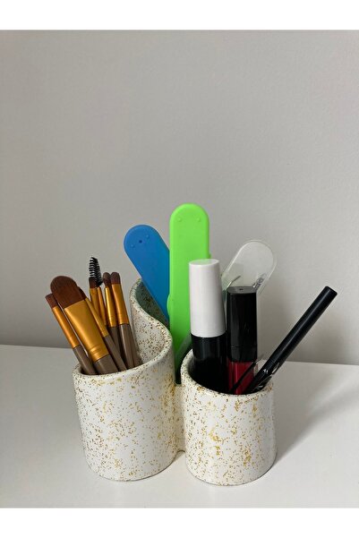 NurEra Design منظم مزخرف متعدد الأقسام من الذهب والفضة المذهبة، يوفر تنظيمًا ...