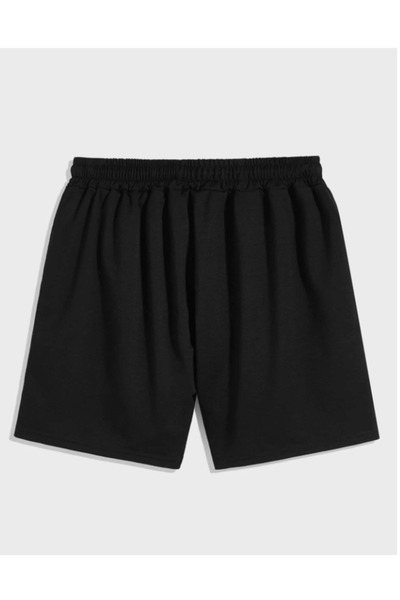 yx yustex sport Pantaloni scurți de sezon pentru bărbați, din Lycra neagră, e...