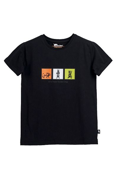Bad Bear تي شيرت أسود للأطفال Jr Tshirt 25.06.07.002-c01
