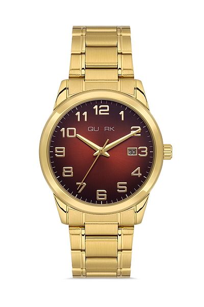 Quark Qm-X001G-4B Men's Watch