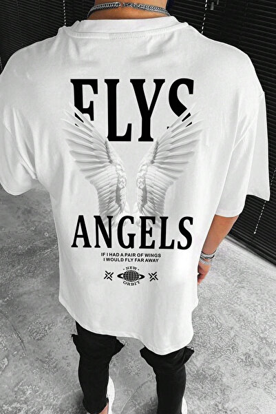 cc collection Ανδρικό μπλουζάκι με στάμπα σε όβερσάιζ λευκό χρώμα – Με στάμπα...