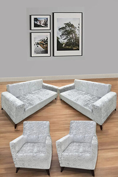 zilale ZİLALE kadife Lastikli 3 3 1 1 Koltuk Örtüsü Takımı| Kanepe Kılıfı| Çe...