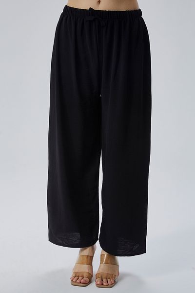 MD Pepa Summer Season Women's Ayrobin Trousers Elastic Waist Comfortable Fit Loose Leg Loose Flowing Spacious