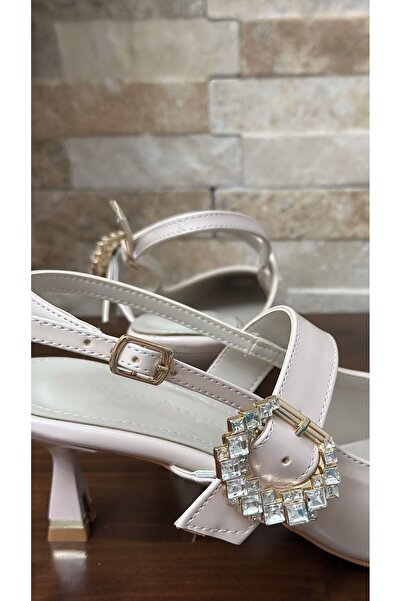 EREN SHOES BAG REBECA Pantofi de damă clasici cu toc, cu curea cu spate desch...