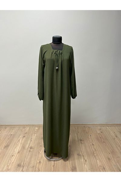 MSA Giyim Long-Sleeved, Solid Color, Practical One-Piece, Aerobin Dress