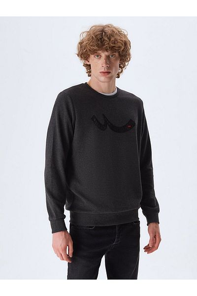 Ltb Logo Anthracite Sweatshirt