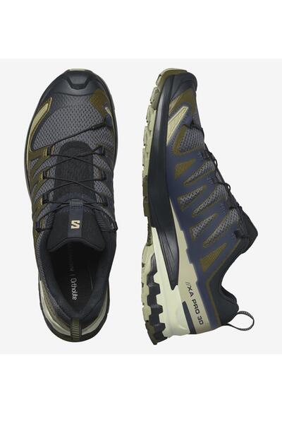 Salomon 474675 XA PRO 3D V9 Erkek Outdoor Ayakkabısı Mavi yeşil