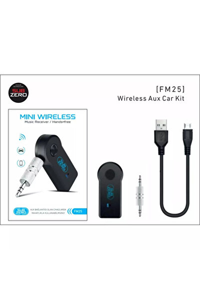 Subzero FM25 Bluetooth Aux Araç Kiti Müzik Çalar
