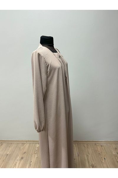 MSA Giyim Long-Sleeved, Solid Color, Practical One-Piece, Aerobin Dress