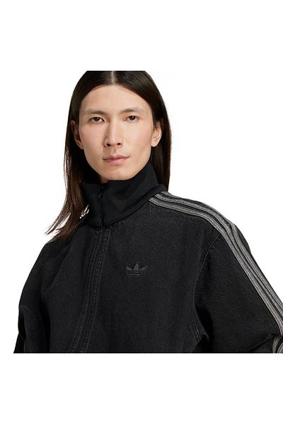 adidas Ανδρικό μαύρο μπουφάν τζιν Fb Tt Jc6717