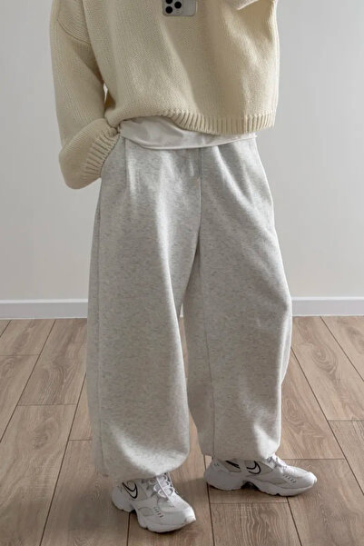 vladivosto Kadın Yüksek Bel Bol Kalıp Baggy Paçası Ayarlanabilir Oversize Eşofman Altı