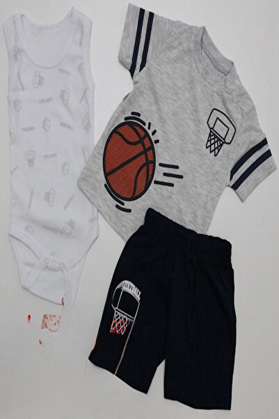 MorPort 3'Lü Yazlık Bebek Takım