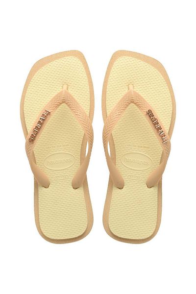 Havaianas Papuci de damă Top Square Fusion Gold