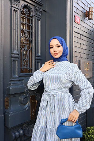 ECESSAMODAM Φόρεμα Hijab με ζώνη πολλαπλών στρώσεων