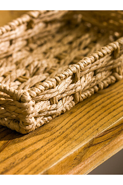 LC Waikiki Lcwk Decorative Wicker Tray 20 cm