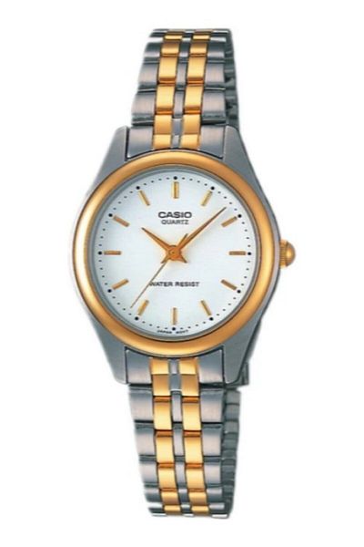Casio Gold Silver Color Women's Wristwatch