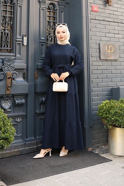 ECESSAMODAM Φόρεμα Hijab με ζώνη