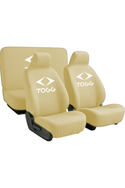 Space Togg T10X ile uyumlu oto koltuk kılıfı ile aracinizi yenileyin konforu ve kaliteyi yasayin Bej