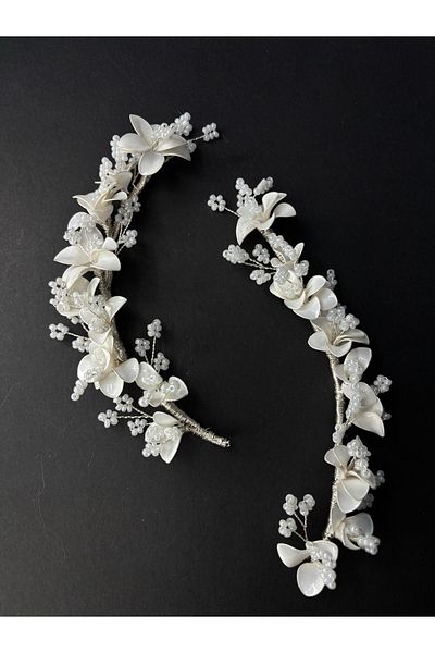 Hayalperest boncuk Mineli 2 Piece Design Magic Crown Bridal Accessory
