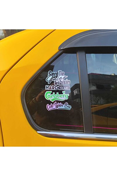 CEBECİOTO ملصق هولوجرام زجاجي على شكل فراشة ملحق تلقائي 8 قطع