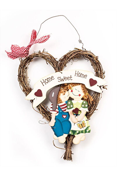 Paşabahçe Ahşap İkimiz Kapı Süsü