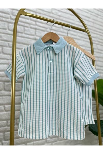 MİO Set de 2 piese pentru băieți cu gât polo și pantaloni scurți