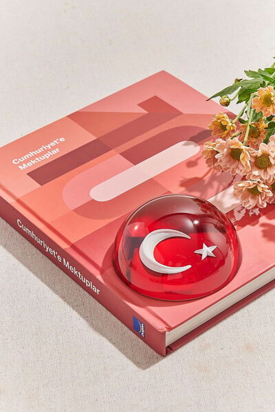 Paşabahçe Ayyıldız Kağıt Ağırlığı Kırmızı