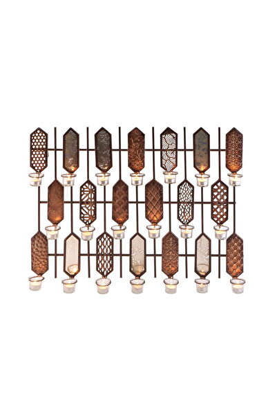Paşabahçe Joan Metal Duvar Süsü / Mumluk