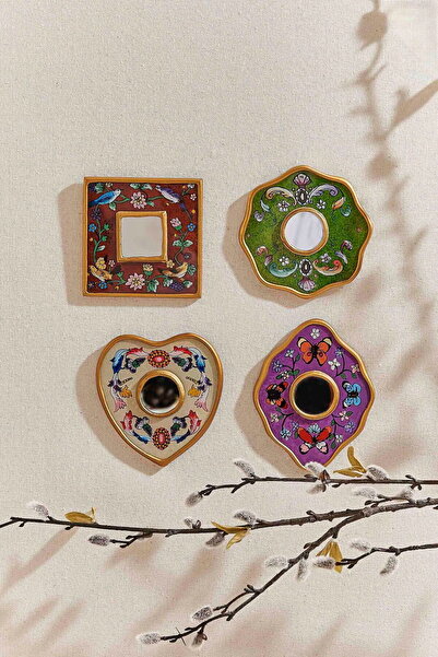 Paşabahçe Mini Çiçek Ayna 11x11x1 Cm
