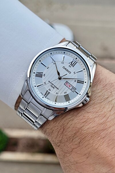 Casio Gümüş Renk Erkek Kol Saati