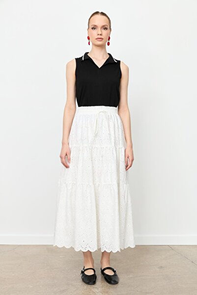 accort Fistolu Uzun Etek-KEMIK