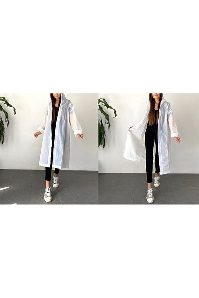 Boldy Unisex Oversize Αδιάβροχο - Πόρτα - Κουμπί - Αδιάβροχο