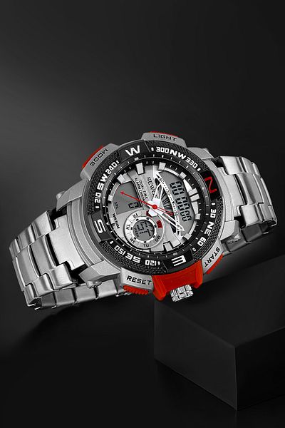 Comwatch Original Digital & Analog Men's Wristwatch with All Functions Active