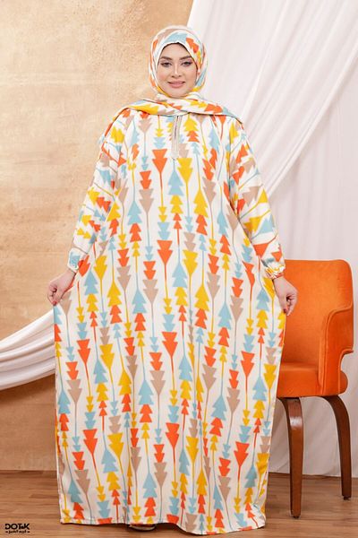 Genrics Generies Viscose Prayer Shawl with Attached Scarf