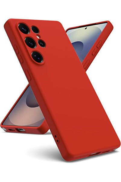 Rivor Samsung Galaxy S25 Ultra Uyumlu Kılıf Kamera Çıkıntılı İpeksi Yumuşak D...