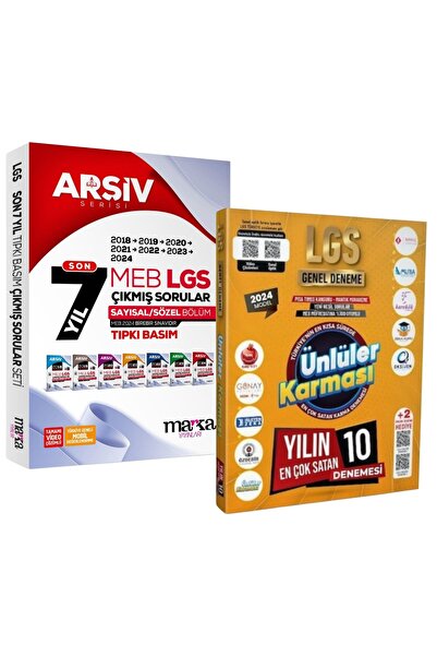 Altın Karma Lgs Ünlüler Karması Genel 10 Deneme Son 7 Yıl Çıkmış Sorular