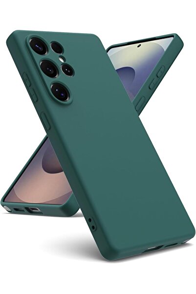 Rivor Samsung Galaxy S25 Ultra Uyumlu Kılıf Kamera Çıkıntılı İpeksi Yumuşak D...