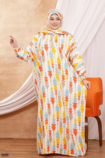 Genrics Generies Viscose Prayer Shawl with Attached Scarf