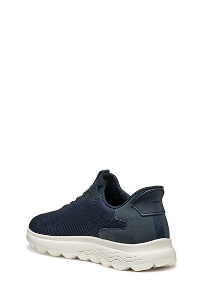 Geox Men's Navy Blue U Spherica Plus a - Knit.Te + Sy Lace-Up Sneaker U55Mpa06Kekc4002