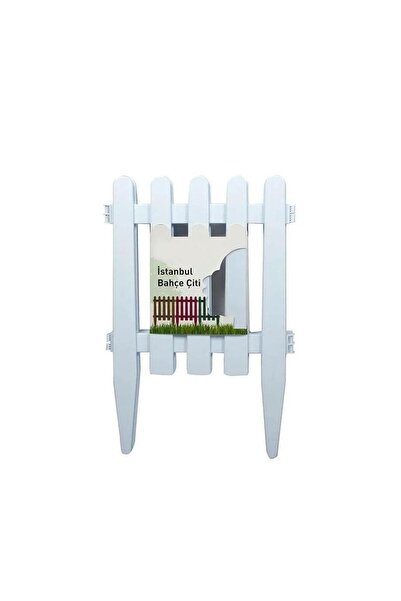 Omnipazar SO-IBC2 Eko İstanbul Bahçe Çiti 4'lü Set 40x59 cm Beyaz