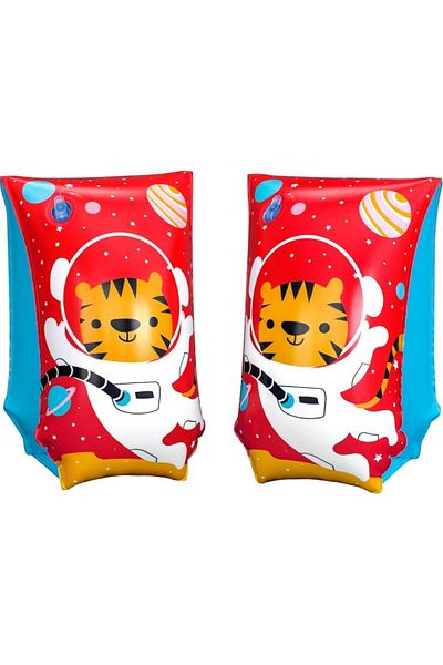 BESTWAY Astro Tiger Child Inflatable Sleeve 30X15 cm Red 5-12 Years