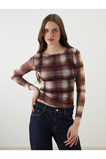 LC Waikiki جسم نسائي منقوش برقبة دائرية من LCW Vision