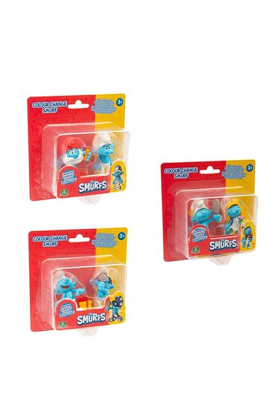 Sirinler (The Smurfs) Nessiworld السنافر حزمة مزدوجة متغيرة الألوان