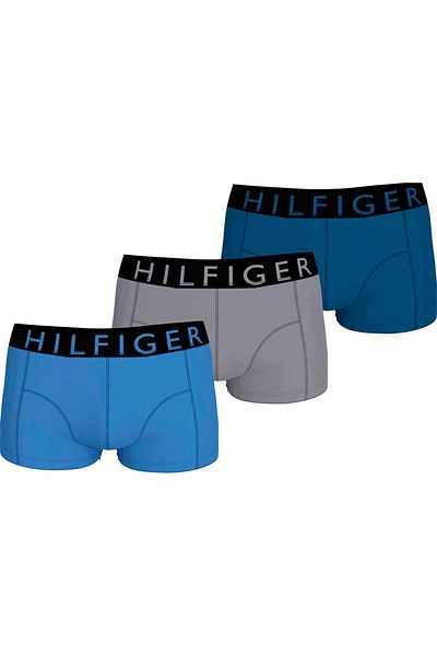 Tommy Hilfiger Men's Boxers with Elastic Waistband - 3 Pack - Navy Blue