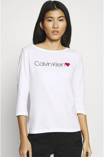 Calvin Klein Love Heart Logo Organic Cotton T-Shirt