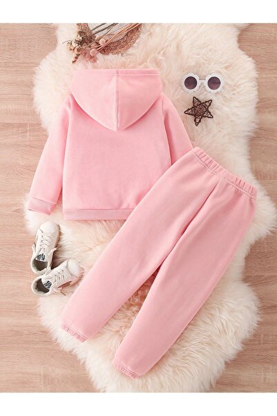 Sweetline Καλιφόρνια εμπριμέ βαμβακερή παιδική κουκούλα - Pink Jogger Printed Girls Boys