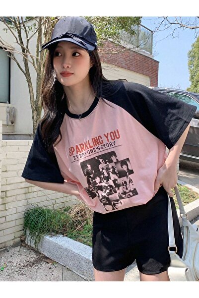 Sweetline T-Shirt Sparklıng You Single Jersey - Μπλουζάκι με μπλουζάκι με μπλουζάκι με στάμπα με λαιμόκοψη με λαιμόκοψη