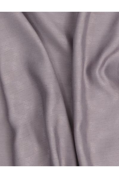 Kayra Checker Pattern Wool Blend Shawl Dark Gray