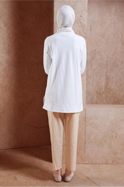 Alvina 44639 Μοντέλο Πέτρα Λεπτομερή Φούτερ Τουνίκ